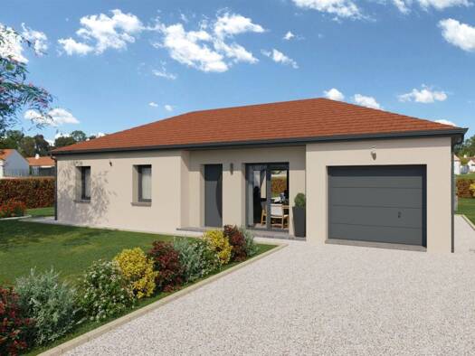 Terrain avec maison neuve à vendre 224 900 € 5 pièces 3 chambres 100 m² 868 m² de terrain Dompierre-les-Ormes 71520
