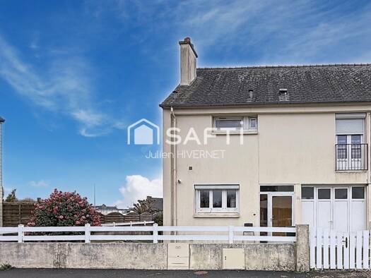 Maison de plain-pied à vendre 149 900 € 4 pièces 3 chambres 88 m² 257 m² de terrain Saint-Martin-des-Champs 29600