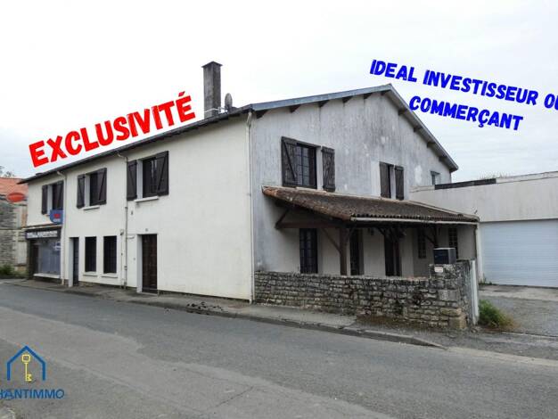 Maison à vendre 148 400 € 13 pièces 7 chambres 420 m² 483 m² de terrain Saint-Jean-d'Hermine 85210