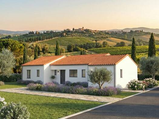 Terrain avec maison neuve à vendre 216 100 € 5 pièces 4 chambres 111 m² 1 483 m² de terrain Saint-Front-la-Rivière 24300