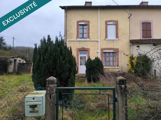 Maison à vendre 33 500 € 5 pièces 3 chambres 95 m² Chalmoux 71140