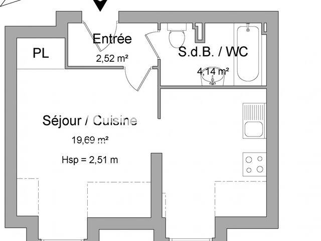 Maison à louer, 26m², RODEZ