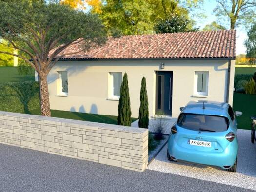 Terrain avec maison neuve à vendre 197 500 € 4 pièces 3 chambres 90 m² 250 m² de terrain Bourg Mimizan 40200