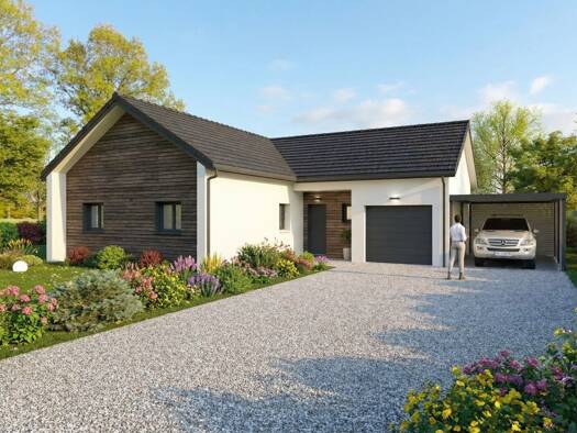 Terrain avec maison neuve à vendre 212 000 € 2 pièces 2 chambres 84 m² 650 m² de terrain Prayssac 46220
