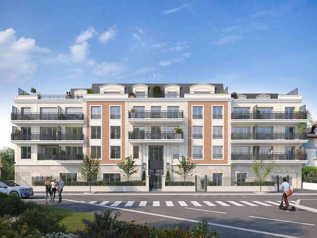 Appartement à vendre - neuf 314 000 € 4 pièces 75 m² Étage 2/2 dès le 31/12/2028 Avenue de Versailles-Rue de Meaux Gagny 93220