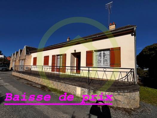 Maison à vendre 69 000 € 6 pièces 4 chambres 111 m² 1 734 m² de terrain Saint-Médard-la-Rochette 23200