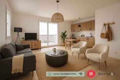 Appartement à vendre - Neuf 365 000 € 3 pièces 2 chambres 65 m² 2ème étage Bayonne 64100