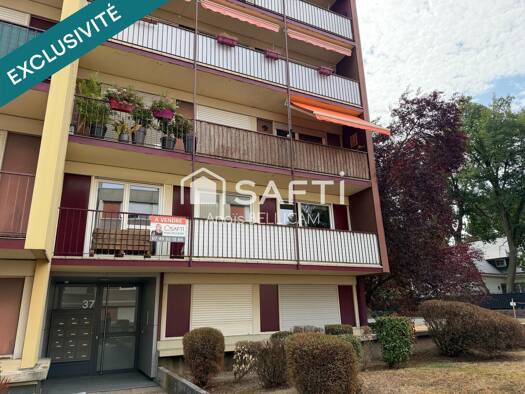 Appartement à vendre 149 000 € 4 pièces 3 chambres 92 m² Étage 1/4 Sud Kingersheim 68260