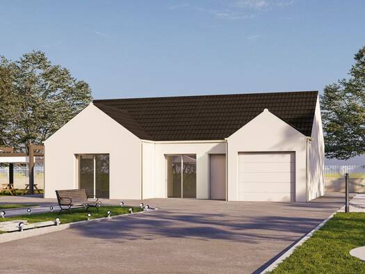Terrain avec maison neuve à vendre 305 900 € 3 pièces 2 chambres 93 m² 340 m² de terrain La Meth Osny 95520