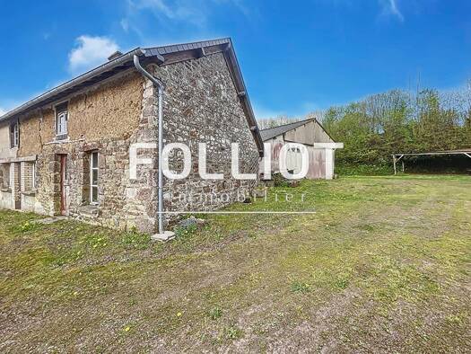 Maison à vendre 50 500 € 3 pièces 55 m² 495 m² de terrain Hambye 50450