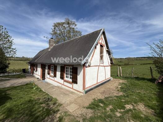 Maison de plain-pied à vendre 136 000 € 5 pièces 3 chambres 84 m² 793 m² de terrain Forges-les-Eaux 76440