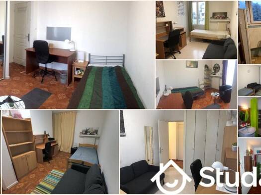 Colocation à louer 350 € 1 pièce 4 chambres 13 m² 4ème étage Abbaye Grenoble 38100