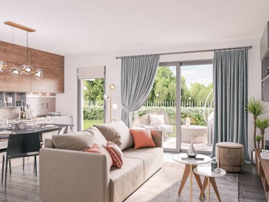 Appartement à vendre - neuf 227 000 € 3 pièces 2 chambres 62 m² Étage 1/3 Florange 57190