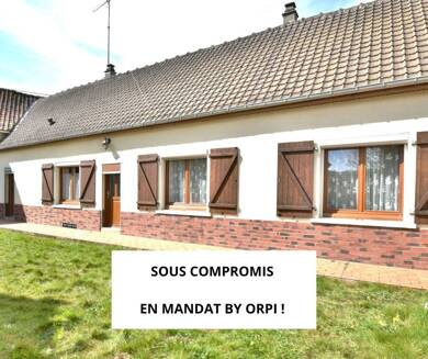 Maison à vendre 140 400 € 4 pièces 3 chambres 85 m² 1 137 m² de terrain Domart-en-Ponthieu 80620