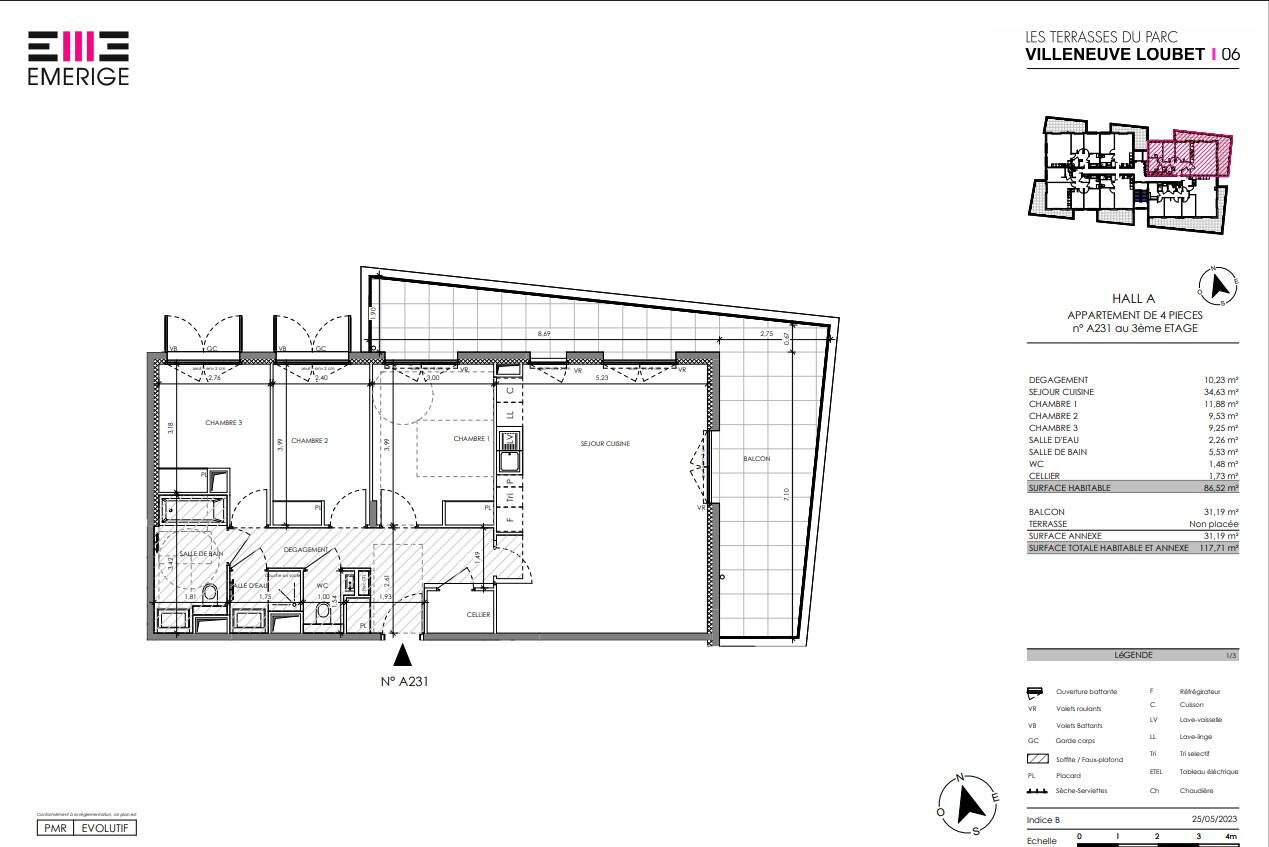 Maison à louer, 86m², VILLENEUVE LOUBET