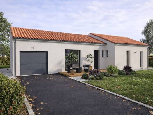 Terrain avec maison neuve à vendre 186 784 € 5 pièces 4 chambres 110 m² 997 m² de terrain Savigné 86400