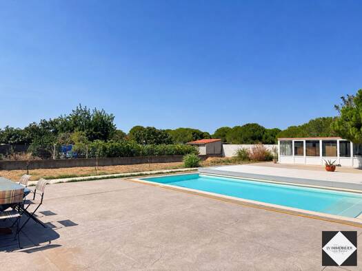 Maison de plain-pied à vendre 340 000 € 4 pièces 3 chambres 120,8 m² 1 075 m² de terrain Nord Cabestany 66330