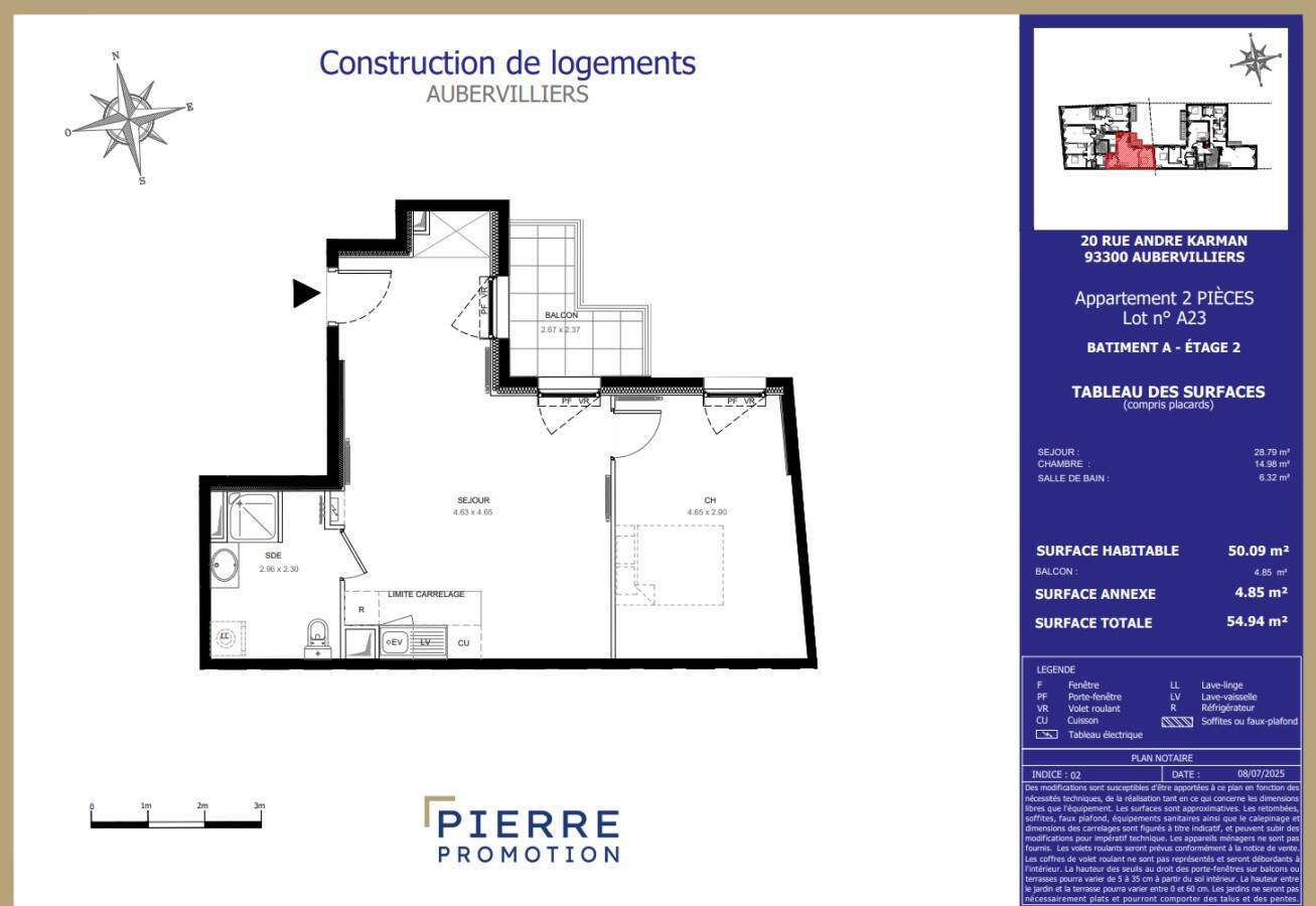 Maison à louer, 50m², AUBERVILLIERS