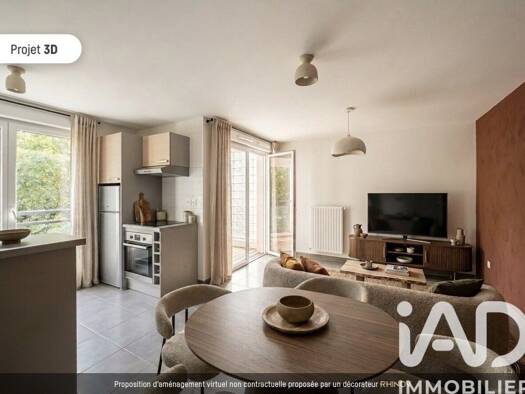 Appartement à vendre 230 000 € 3 pièces 2 chambres 62,19 m² Barberie Nantes 44300
