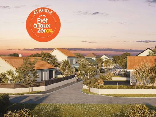 Terrain constructible viabilisé à vendre 58 000 € 550 m² de terrain Village Bethoncourt 25200