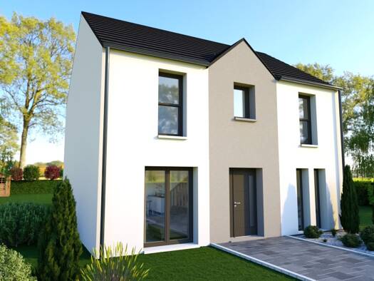Terrain avec maison neuve à vendre 374 017 € 1 pièce 1 chambre 115,9 m² Boutigny 77470