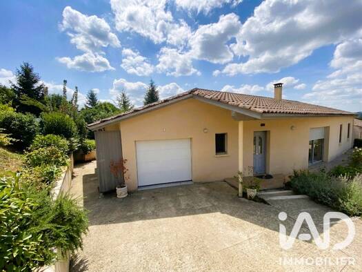 Maison de plain-pied à vendre 265 500 € 4 pièces 3 chambres 110 m² 913 m² de terrain Prayssac 46220
