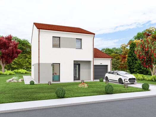 Terrain avec maison neuve à vendre 354 000 € 5 pièces 3 chambres 100,1 m² Lorry-lès-Metz 57050