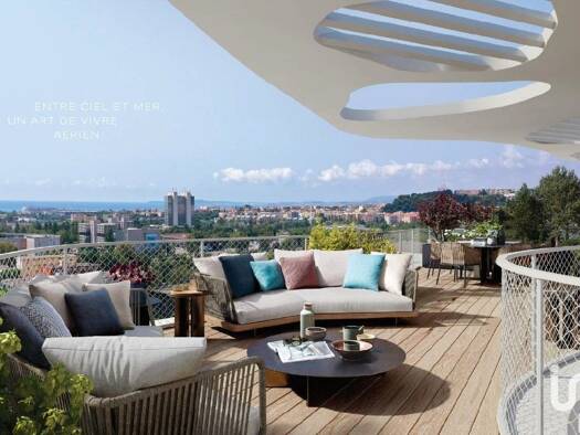 Appartement à vendre - neuf 697 000 € 3 pièces 2 chambres 62 m² 17ème étage Nice 06200