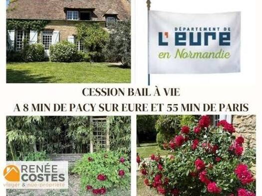 Maison en viager 556 400 € 6 pièces 4 chambres 233 m² 1 839 m² de terrain Pacy-sur-Eure 27120