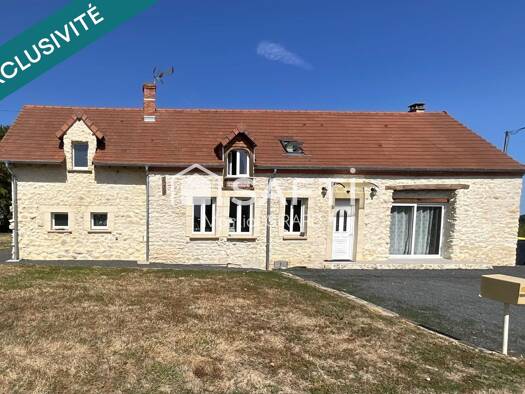 Maison à vendre 195 000 € 5 pièces 4 chambres 130 m² 2 050 m² de terrain Cerbois 18120