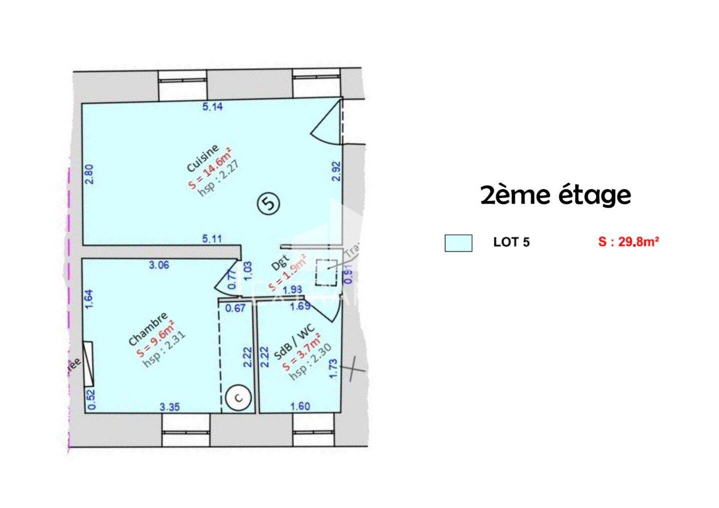 Maison à vendre, 30m², SOURCIEUX LES MINES