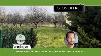 Terrain viabilisé à vendre 225 000 € 694 m² de terrain Champlong Saint-Genis-Laval 69230