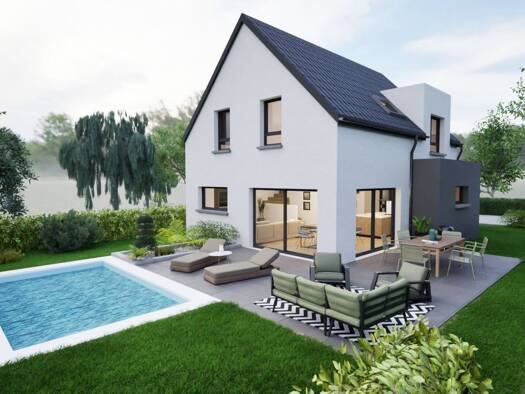 Terrain avec maison neuve à vendre 496 200 € 6 pièces 4 chambres 140 m² 524 m² de terrain Boofzheim 67860