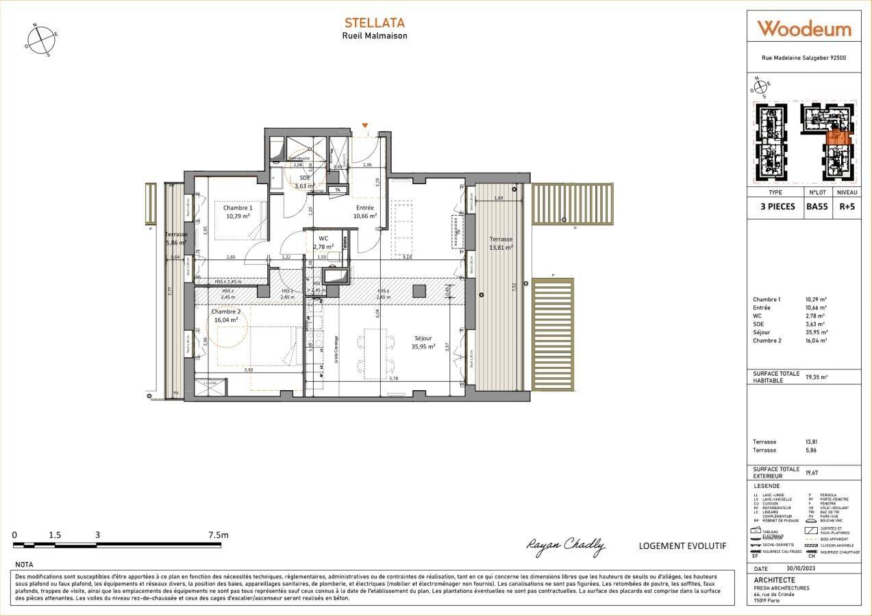 Maison à louer, 79m², RUEIL MALMAISON