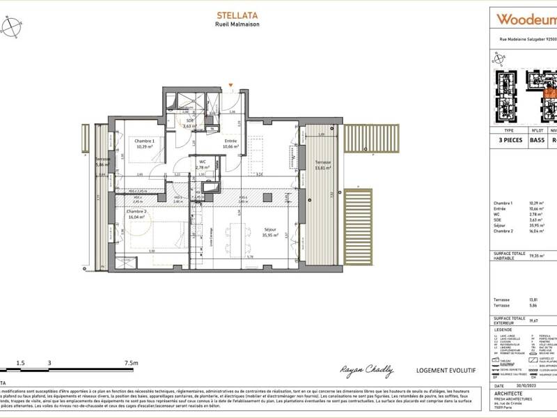 Maison à louer, 79m², RUEIL MALMAISON
