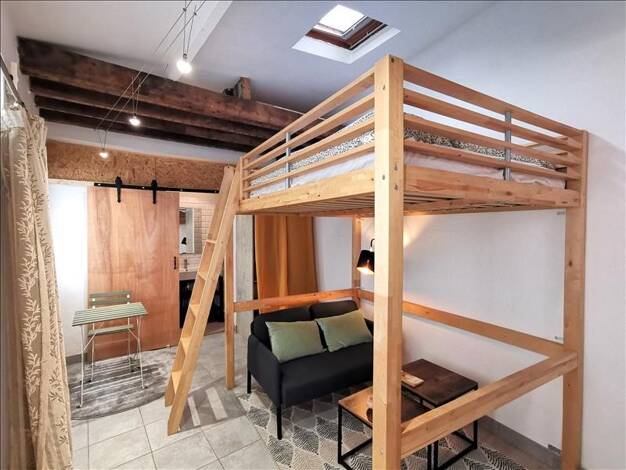 Appartement à louer 879 € 1 pièce 21 m² RDC disponible à partir du 11/07/2025 Montmartre Paris 18ème 75018