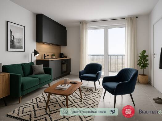 Appartement à vendre - neuf 159 900 € 1 pièce 30 m² 2ème étage Cucq 62780