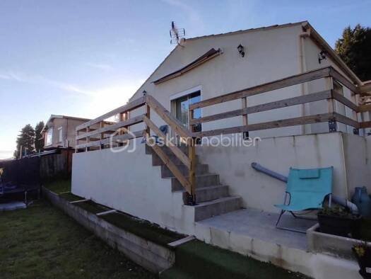 Maison de plain-pied à vendre 146 000 € 3 pièces 2 chambres 85 m² 345 m² de terrain Pradelles-Cabardès 11380