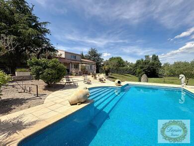 Villa à vendre 336 000 € 4 pièces 3 chambres 132 m² 2 800 m² de terrain Moussac 30190