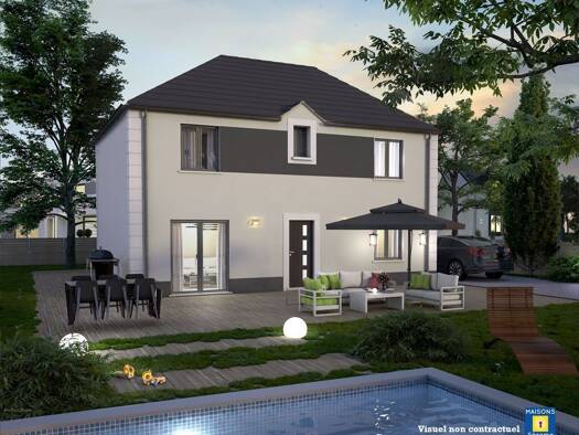 Terrain avec maison neuve à vendre 450 000 € 5 pièces 3 chambres 97 m² 304 m² de terrain Garonnes Sannois 95110