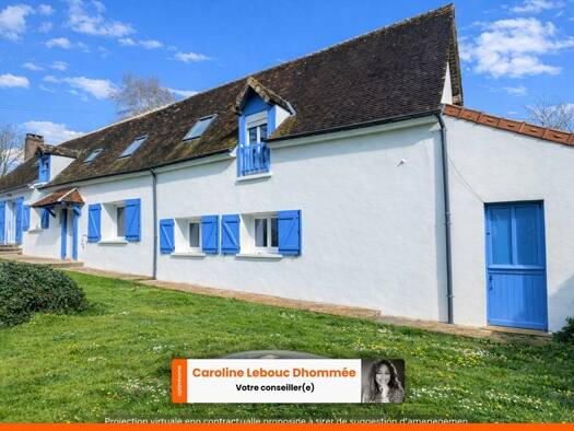 Maison à vendre 300 000 € 8 pièces 6 chambres 190 m² 6 189 m² de terrain La Ferté-Bernard 72400