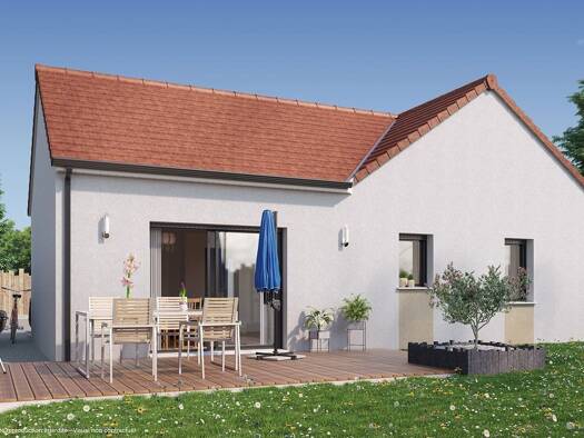 Terrain avec maison neuve à vendre 163 732 € 4 pièces 3 chambres 76 m² 646 m² de terrain Lamargelle 21440