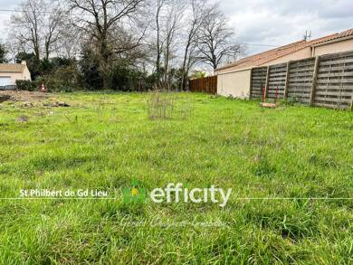 Terrain viabilisé à vendre 82 000 € 459 m² de terrain Nord Boulogne-Nord Bourg Saint-Philbert-de-Grand-Lieu 44310