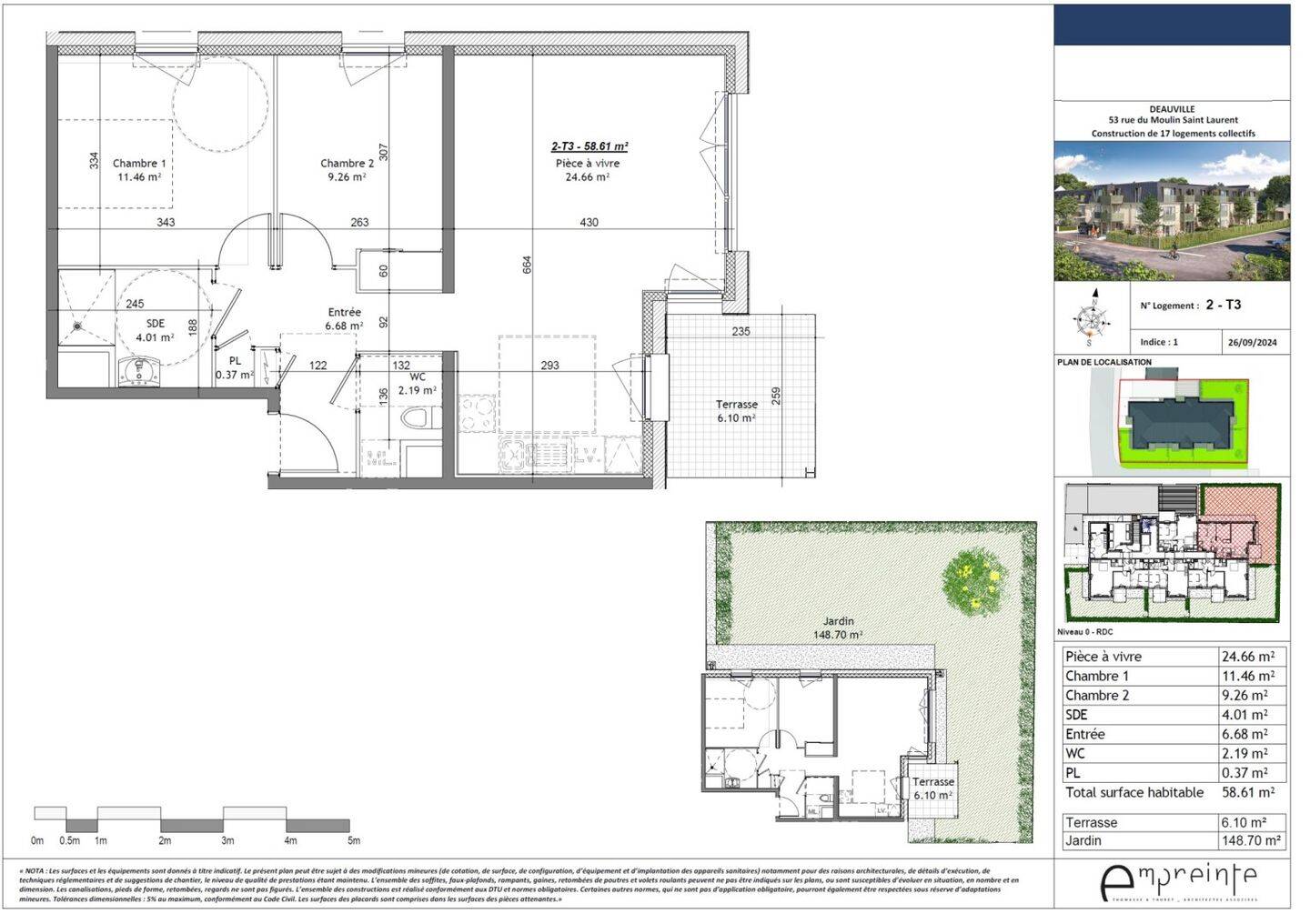 Maison à vendre, 59m², DEAUVILLE
