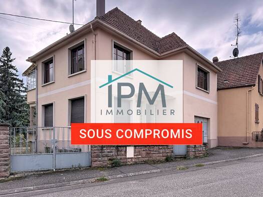 Maison à vendre 229 000 € 5 pièces 4 chambres 117 m² 602 m² de terrain Westhoffen 67310