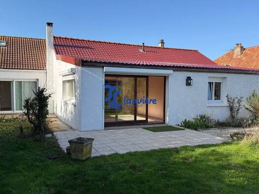 Maison de plain-pied à vendre 317 000 € 7 pièces 6 chambres 169 m² 1 350 m² de terrain Baincthun 62360