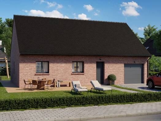 Terrain avec maison neuve à vendre 226 450 € 4 pièces 3 chambres 85 m² 1 737 m² de terrain Frasnoy 59530