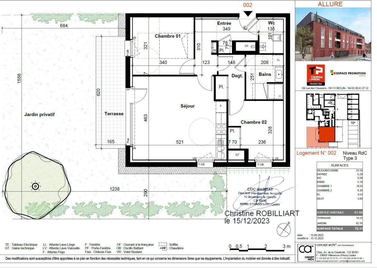 Maison à louer, 62m², ROUBAIX