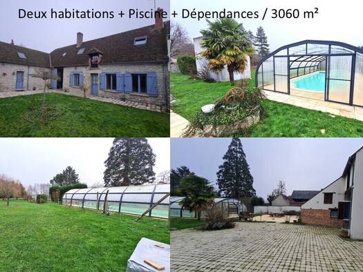 Maison à vendre 356 000 € 12 pièces 7 chambres 244 m² 3 060 m² de terrain Beaune-la-Rolande 45340