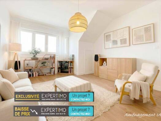 Appartement à vendre 325 000 € 3 pièces 2 chambres 63 m² Étage 4/4 Porchefontaine Versailles 78000